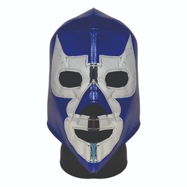 Adult Mask Mexican, Blue demon Wrestling Mask Party Lucha Libre.
