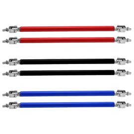 EVGATSAUTO Car Front Bumper Support Bar 20 cm, 1 Pair Front Bumper Lip Splitter Suspension Strut Rod Track Support Car Modification Support Bar 7.87 Inches (Black)