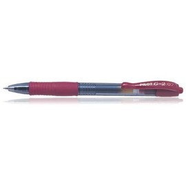 Pilot Pack of 3 G2 07 Ballpoint Gel Pens Bordeaux