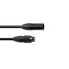 Eurolite DMX Cable SEC-1 IP65 3-Pin 3 m Black
