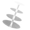 Cupcake Stand Multi Round Tiers Transparent Acrylic High Stability Cupcake