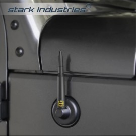 Stark Industries Pure Copper 50 CAL Bullet Antenna Mast fit for 1999-2019 Silverado/Sierra Truck