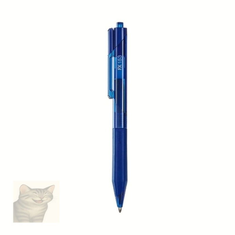 Monami [편안한 그립감] 모나미 FX153 볼펜 0.7MM 청색 12입 [Comfortable