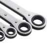 Dapetz ® Ring Spanner Wrench AF/Imperial/SAE Imperial Reversible Ratchet 5