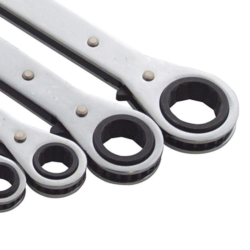Dapetz ® Ring Spanner Wrench AF/Imperial/SAE Imperial Reversible Ratchet 5
