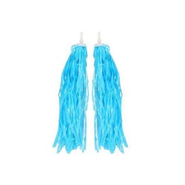 GSHLLO 2 Pcs Kids Bike Handlebar Streamers Scooter Bicycle Grips Accessories for Girls and Boys Blue