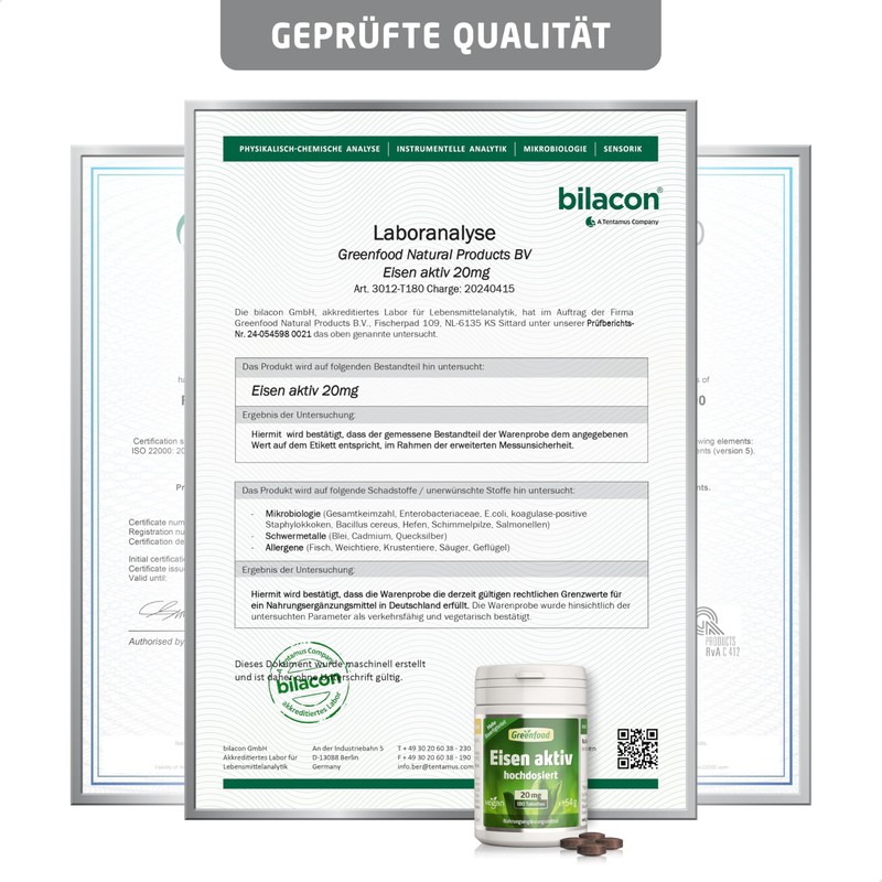 Hochdosiert Punch Active, 20 mg, Tablets, Vegan, High Organic Availability,