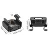 sourcing map Snap-in Cage Nuts, M8 x 1.25mm Carbon Steel