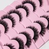 Akara Natural Eyelashes, 7 Pairs, 3D False Eyelashes, Faux Mink