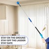 SHINMING High Reach Cleaning Kit with 12FT Telescoping Pole -