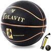 Tolavit Basketball No. 7 Ball Pump with Air Pump, Outdoor,