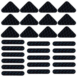 Leogony 28 Pcs Rug Grips for Laminate Wooden Floors, Washable Reusable Anti Slip Carpet Stickers for All Kinds Carpet