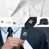 MINGHUA Monogram Alphabet Letters Lapel Pin Badge (M)