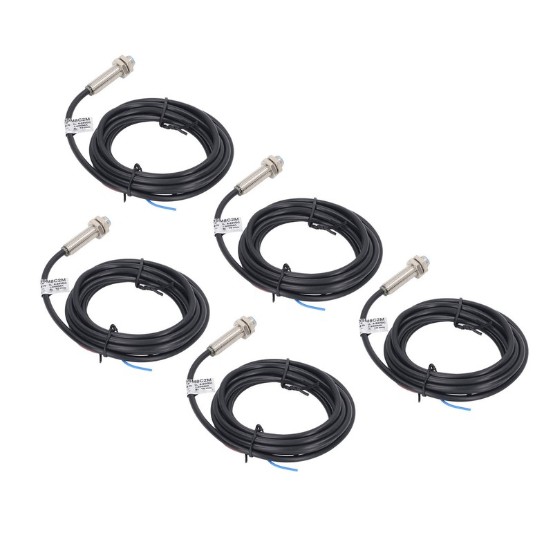 5Pcs Proximity Sensor Approach Switch 4‑24VDC NPN Normally Open for