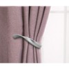 INCREWAY Curtain Holdback,2pcs Silver Solid Aluminum Alloy Spiral Curtain Bracket