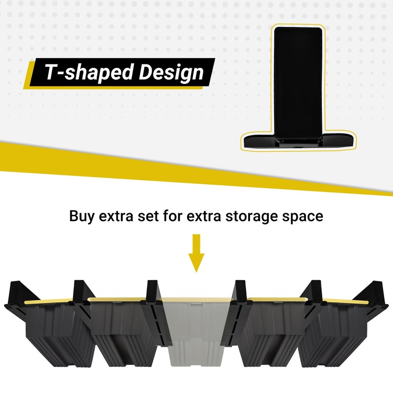 Eastrexon 6-bin Overhead Garage Storage Rack, Ceiling Storage Racks Heavy