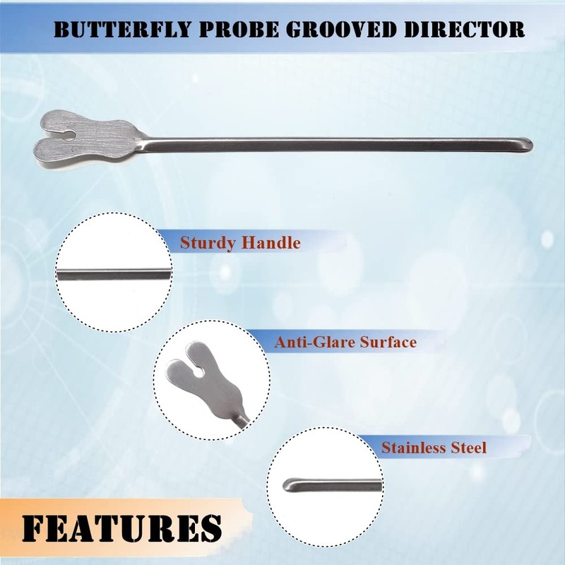 Stainlees Steel Grooved Director & Tongue Tie for Multipurpose Lab