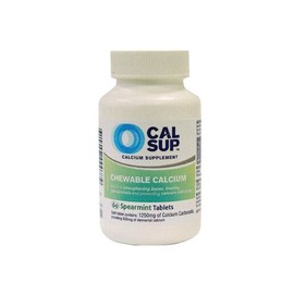 Cal-Sup Cal Sup Calcium Supplement Spearmint Flavoured Chewable Tablets 60