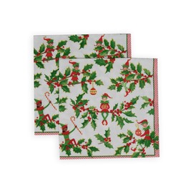 Jingle Elves Luncheon Napkins - 20 Per Package - 4 Units