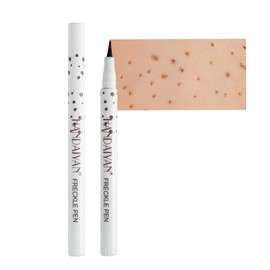 Lovelycat Freckle Pen 4 Colors Natural Freckle Pen Fake Freckle Pen Waterproof Long Lasting Soft Spots Natural Relaxing Sun Makeup (Natural Coffee)