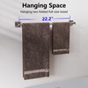 MIROAMZ Towel Bar, Adjustable 12.7inch to 23.2inch Wall Mounted Towel