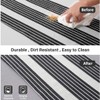 PiccoCasa Table Runner, 100% Cotton Dining Table Runner 33x183 Cm/14"x72",