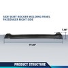 PIT66 Skirt Rocker Molding Panel Right Side Compatible with Jeep
