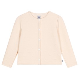 Petit Bateau Girls Long Sleeve Cardigan, avalanche