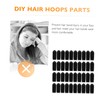 WOONEKY Headwear Supply 100pcs Rubber End Caps for Hair Band