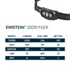 NEBO Einstein Powerful 1000 Lumen Headlamp with Flexpower, Compact Low-Profile