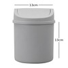 Waikhomes 2 Liters Mini Countertop Garbage Can with Lid, Swing