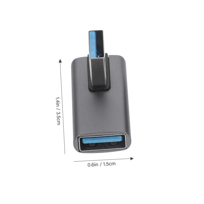 CHILDWEET USB 3.0 90 Degree Adapter 2pcs USB a to