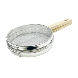 WIZ'A 0698 A-Clans Ginkgo Roast Bean Roasting Dish, Wooden Handle