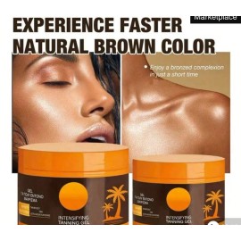 Obrve Luxury Intensive Tanning Gel Natural Tanning Accelerator Cream Gel Vit E Coconut