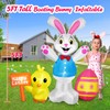 Raymall Easter Inflatables Outdoor Decorations, 5FT Tall Easter Blow Up