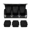 HIRAM Genuine Leather Watch Roll Watch Storage Case for Carrying