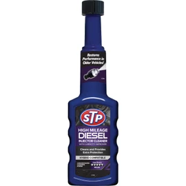 STP STP Diesel High Milage Injector Cleaner 200 ml, Cleans and Protects your Engine for 300 miles, Enhances Fuel Economy, Mechanical Car Cleaning Products, Concentrated Cleaning Formula, Made in the UK