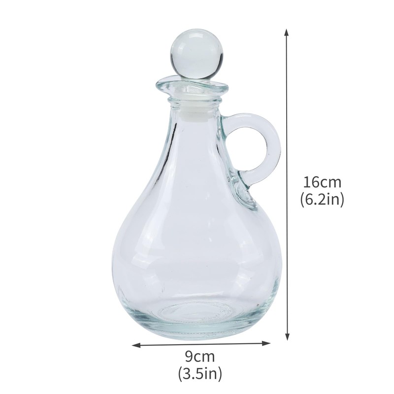 Yomjar 2 Pack 12oz Glass Honey Dispenser Jars, Maple Syrup