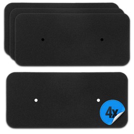 Siegvoll 4 x Dryer Filter for Hoover Candy 40006731 | Heat Exchanger Filter 275 x 125 x 10 mm | Dryer Filter Foam Filter Lint Filter Mat for Tumble Dryers Heat Pump Dryers