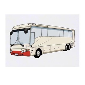 Large 'Holiday Coach' Temporary Tattoo (TO00074505)