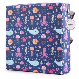 Zicac Booster Seat Dining Chair,Portable Toddler Booster Cushion for Dining Table, Travel Heightening Cushion Booster Seat for Baby Kids Child