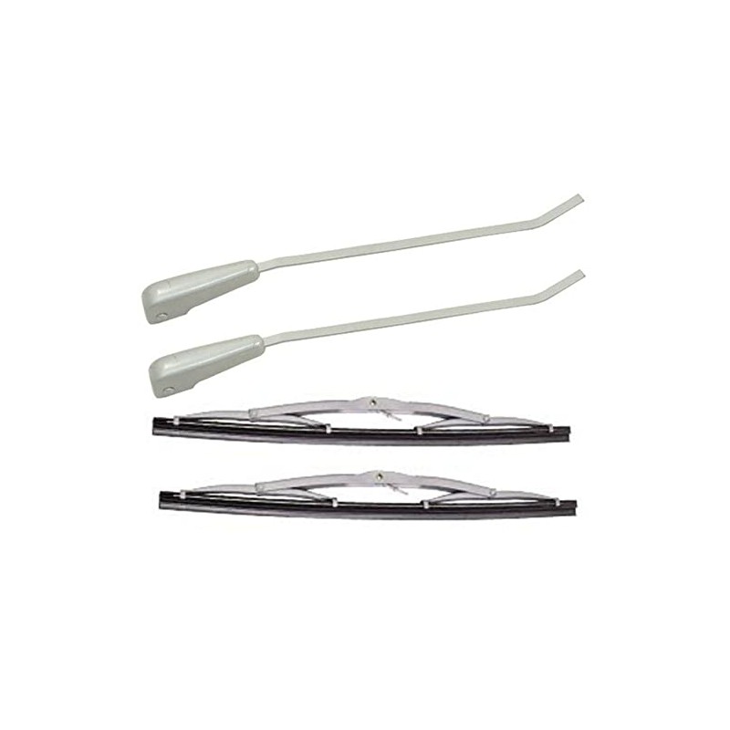 EMPI WIPER ARM & BLADE PACKAGE, SILVER ARMS, TYPE 1
