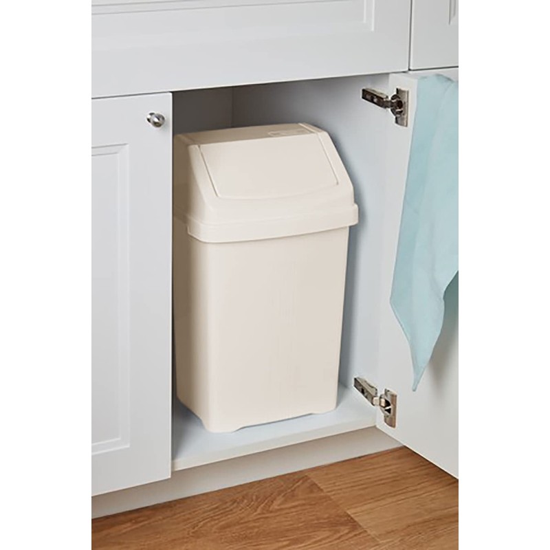 JMS we create smile 8L/25L/50L Litre Plastic Swing Lid Bin
