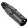 Adam Hall K3C XM3 BLK - XLR Connector Male Black
