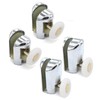 Set of 4 Chrome Plated Shower Door Rollers 2 Upper