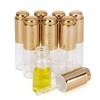 Ellbest 8Pcs 10ml Clear Press Dropper Bottles, Empty Refillable Essential