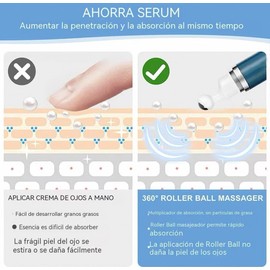 Crema para los ojos con cafeína 2pcs para combatir el envejecimiento, las ojeras, las bolsas para los ojos