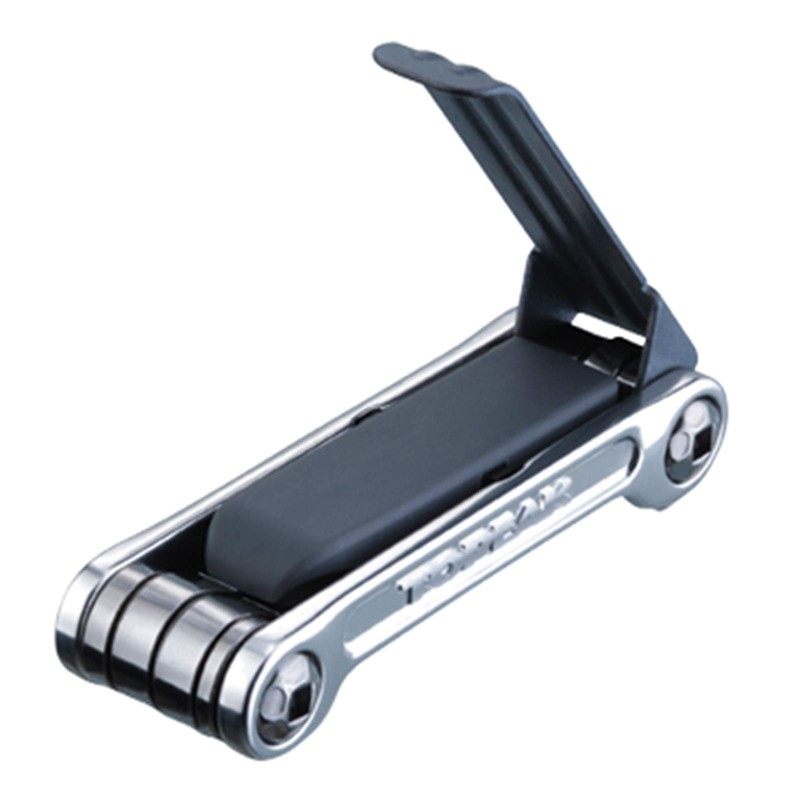 Topeak Werkzeugset Mini-Faltwerkzeug 9 Pro, silber, TT2537S