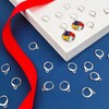 Earrings with Jump Hook,100 Pieces Round Leverback Earring Hooks Earwires