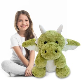 SUSULF Little Flying Dragon - Cute Stuffed Animal Plush Toy - Adorable Soft Dragons Toy Plushies and Gifts - Perfect Present for Kids (Green,16.53in/42cm)